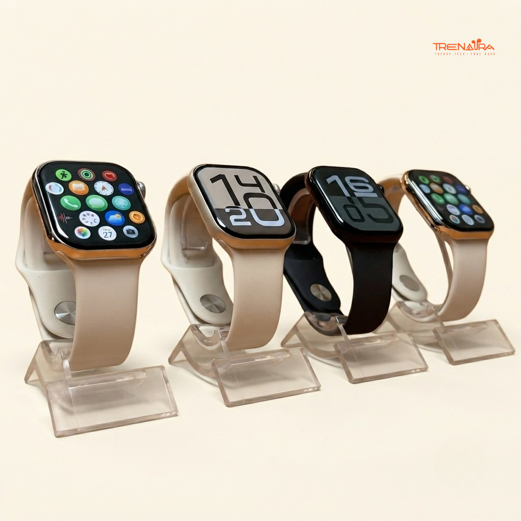 Series 11 Smart Watch with 7 Days 7 Interchangeable Straps ,Bluetooth Calling, HD Display & Fitness Tracker