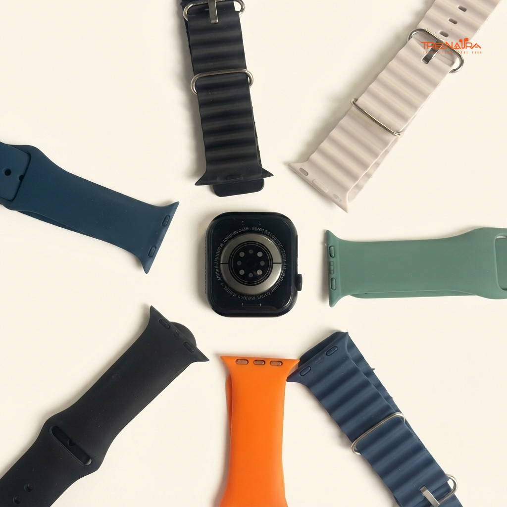 Series 11 Smart Watch with 7 Days 7 Interchangeable Straps ,Bluetooth Calling, HD Display & Fitness Tracker