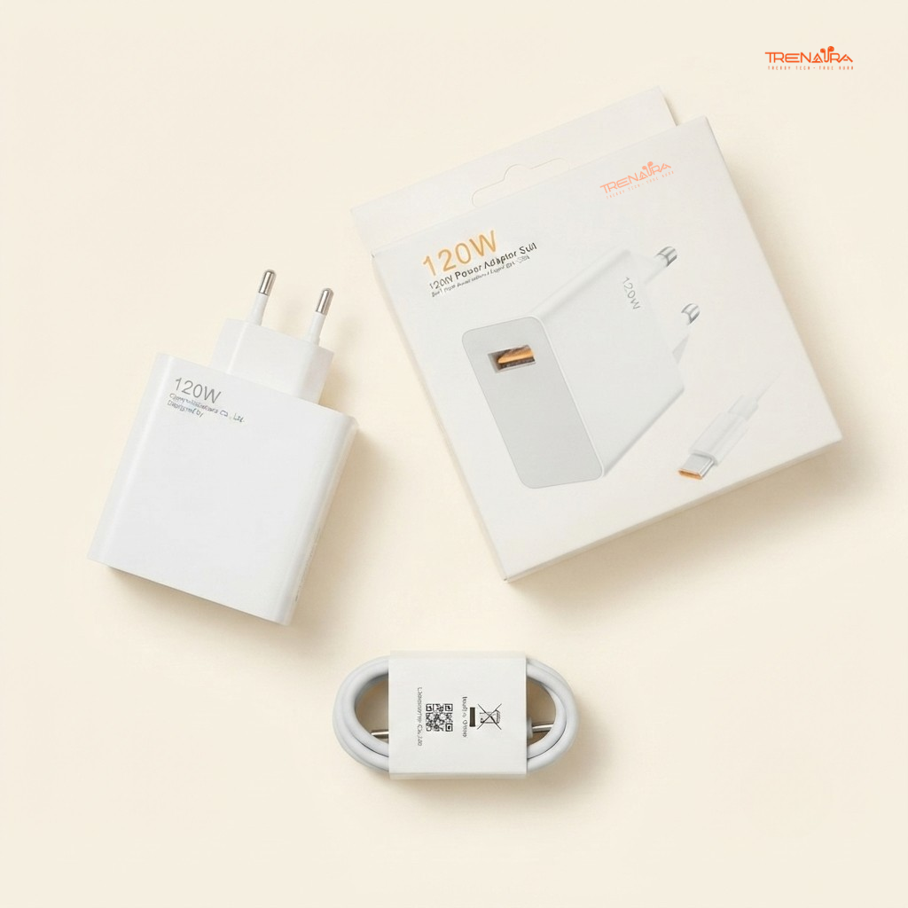 120W Fast Power Adapter with Type-C Cable